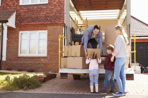 Professional removals team preparing a move in Germany